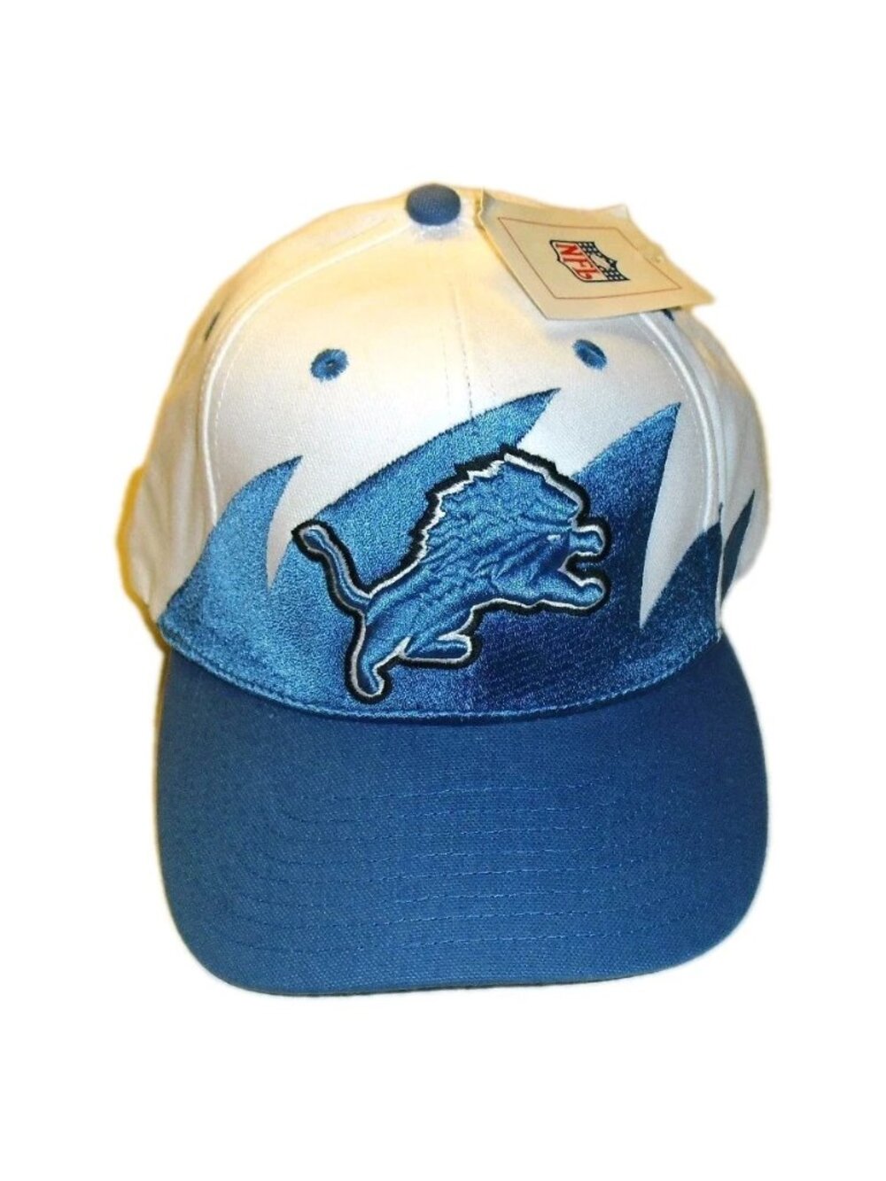 Detroit Lions Vintage 90s Sharktooth Mens Adjustable Strapback hat New Tags Nfl